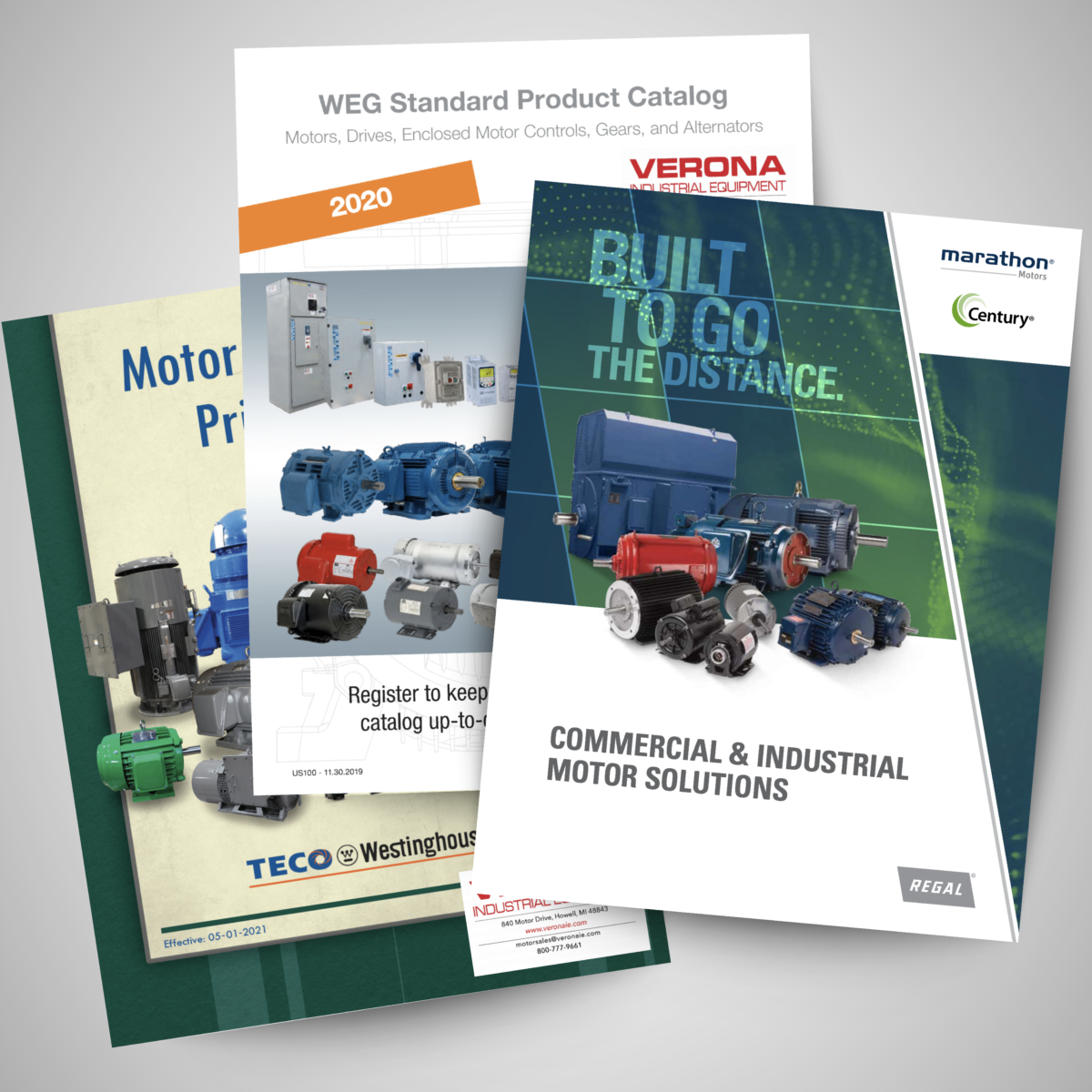 product catalogs graphic over background