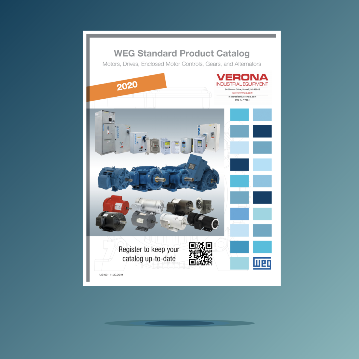 WEG motors drives controls gears alternators-standard product catalog cover-01