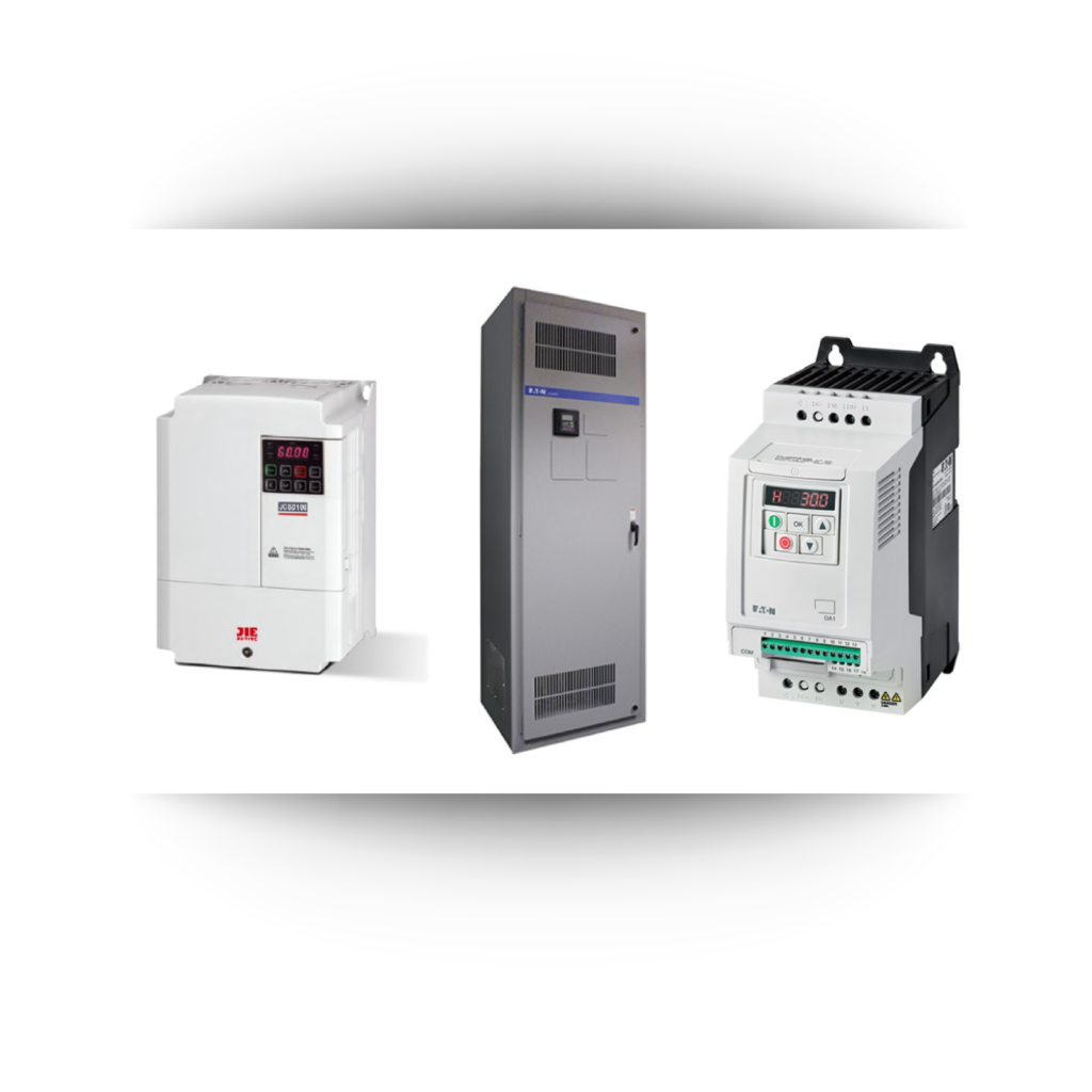 VFD products over background